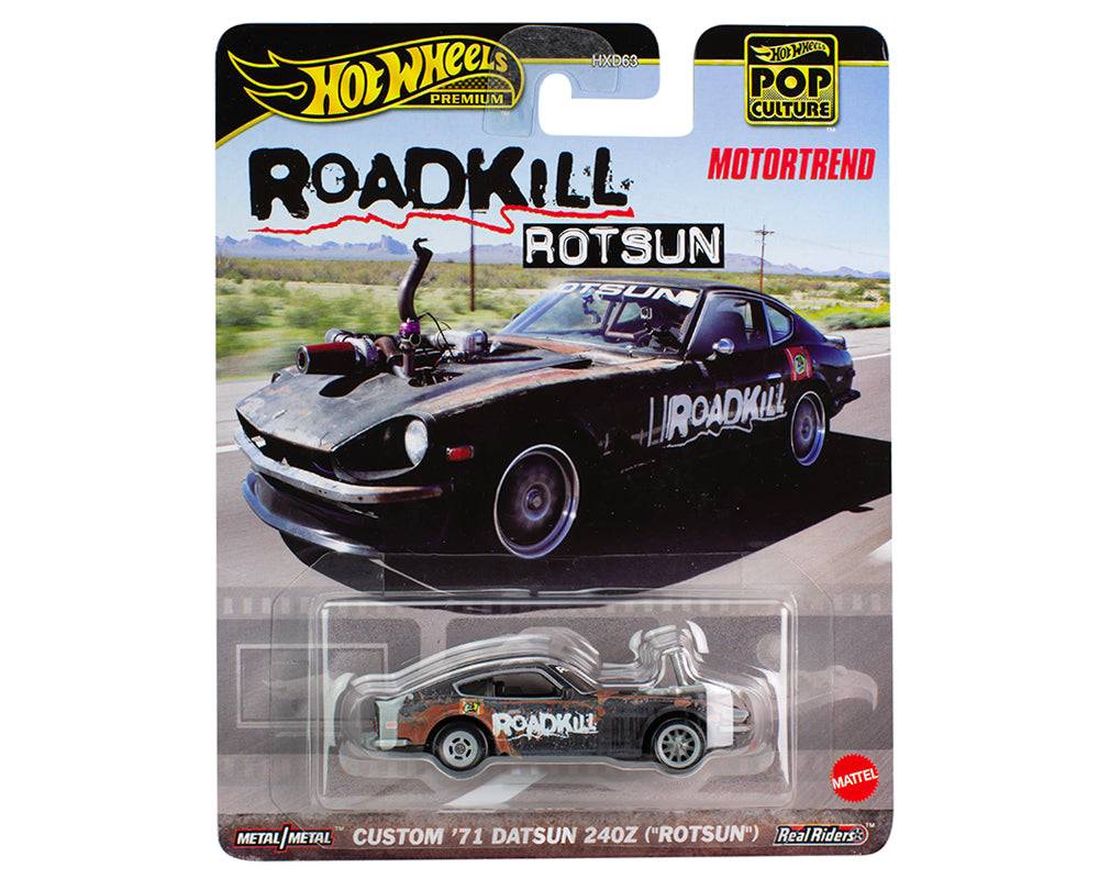 Hot Wheels Premium 1:64 Pop Culture Custom 1971 Datsun 240Z “ROTSUN”