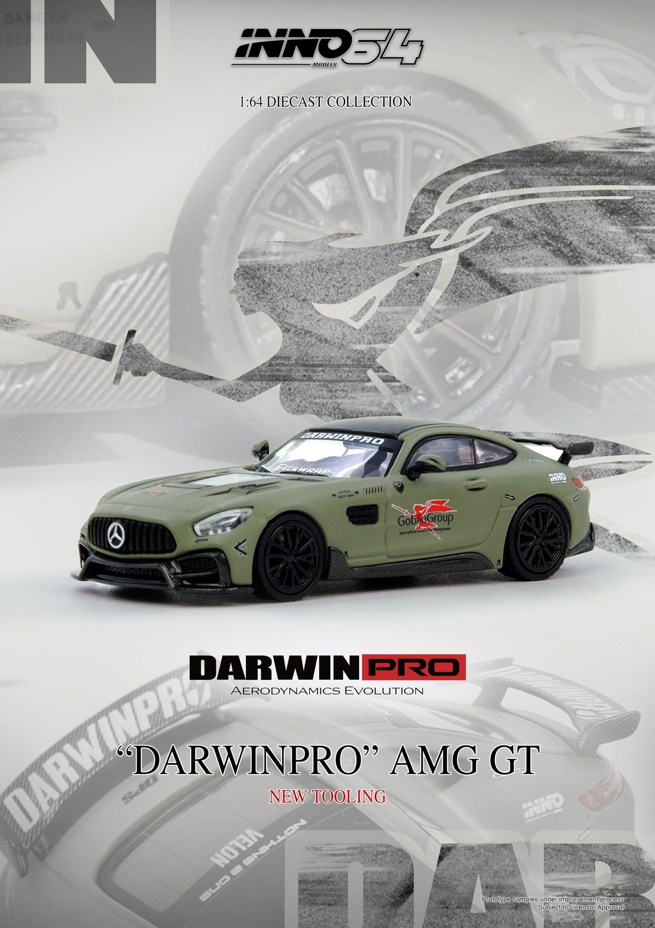 PRE-ORDER INNO64 1:64 DARWIN PRO AMG GT