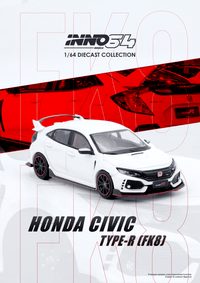 Thumbnail for PRE-ORDER INNO64 1:64 Honda Civic TYPE-R FK8 White