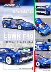 Thumbnail for PRE-ORDER INNO64 1:64 LBWK Ferrari F40 Tokyo Auto Salon 2024