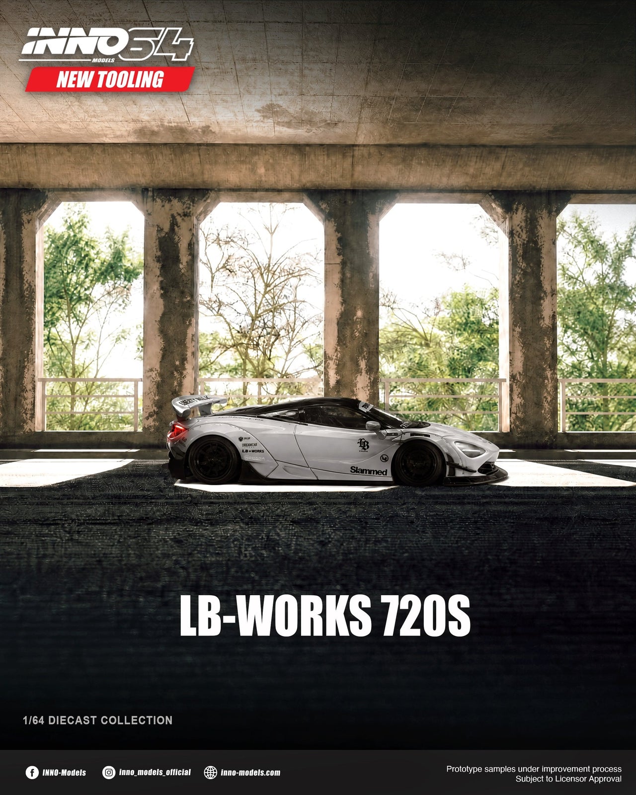 PRE-ORDER INNO64 1:64 LIBERTY WALK MCLAREN 720S