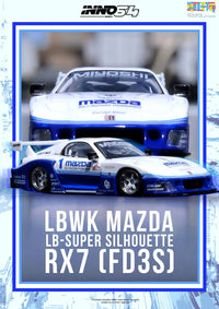 Thumbnail for PRE-ORDER INNO64 1:64 MAZDA RX7 FD3S LB-SUPER SILHOUETTE Hong Kong Toy Car Salon 2024 Special Edition