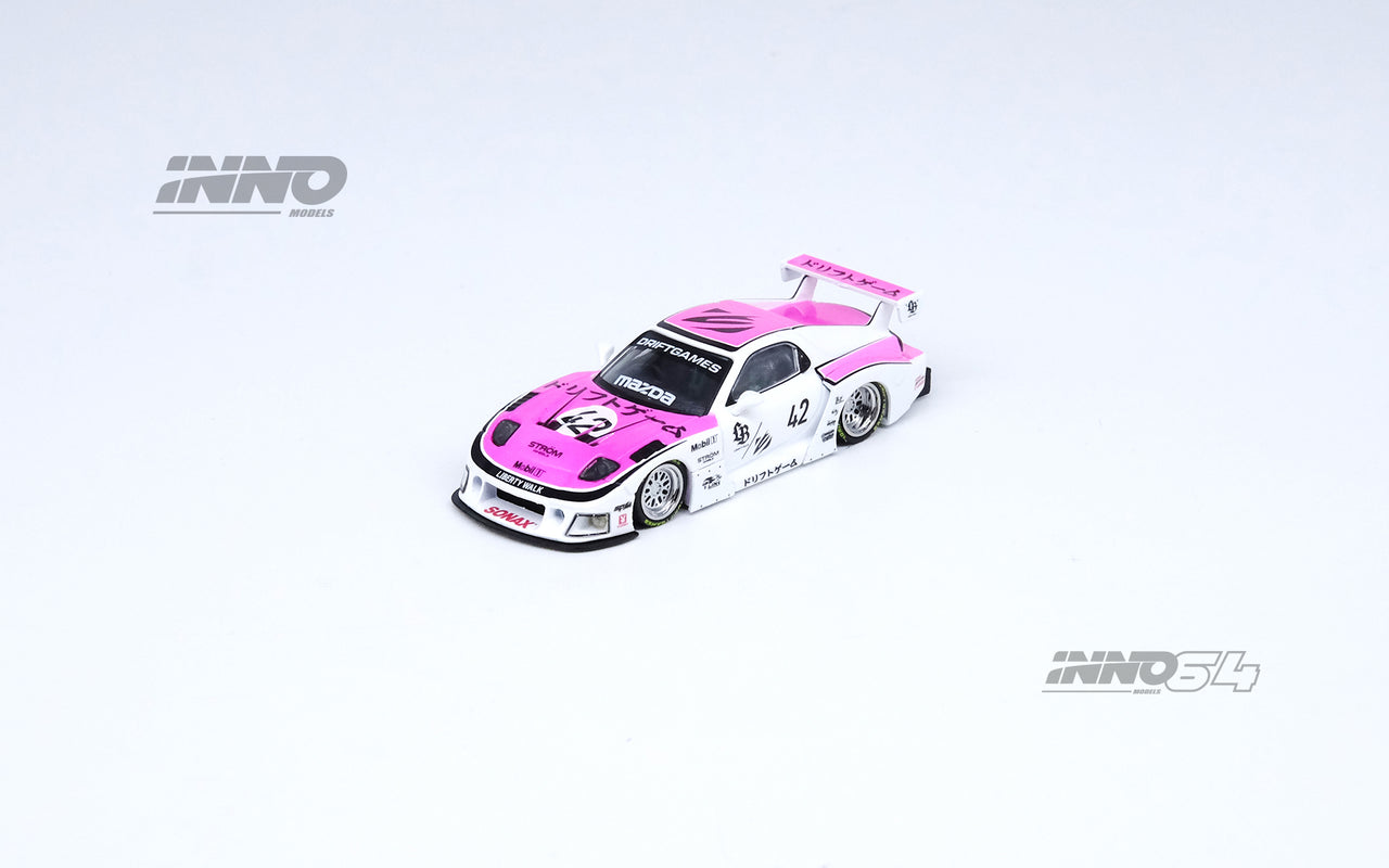 PRE-ORDER INNO64 1:64 MAZDA RX7 FD3S LB-SUPER SILHOUETTE "DRIFT GAMES 2025"