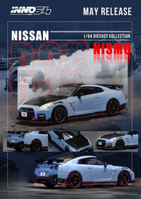 Thumbnail for PRE-ORDER INNO64 1:64 Nissan GT-R R35 Nismo Special Edition 2022 Stealth Gray