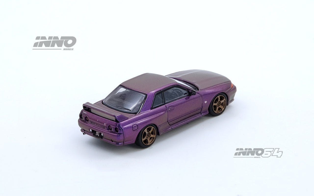 PRE-ORDER INNO64 1:64 Nissan SKYLINE GT-R R32 Midnight Purple Australia Special Edition