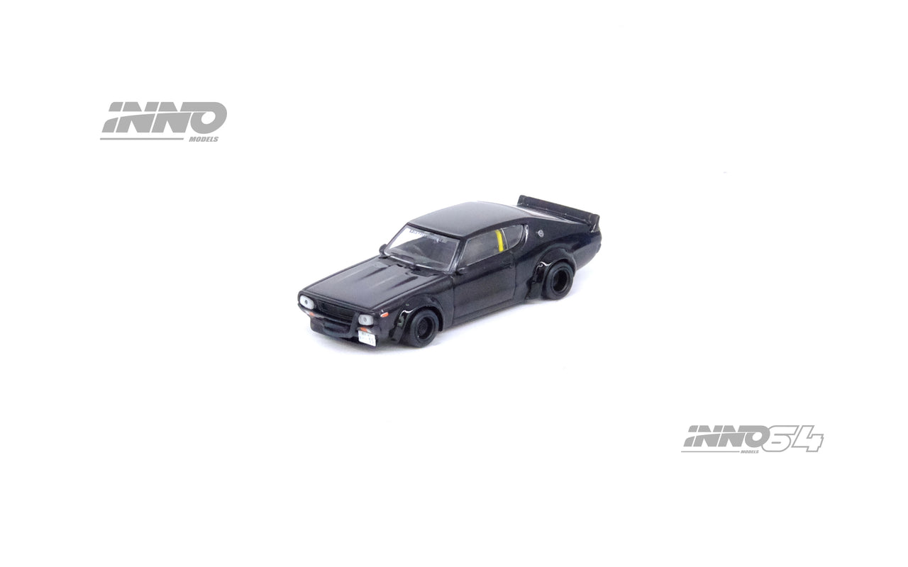 PRE-ORDER INNO64 1:64 Nissan Skyline 2000 GT-R KPGC110 "KENMERI" Black