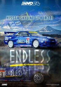 Thumbnail for PRE-ORDER INNO64 1:64 Nissan Skyline GT-R R34 #3 