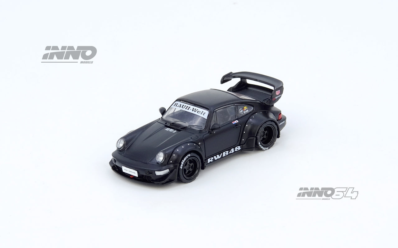 PRE-ORDER INNO64 1:64 RWB 964 Black Matt