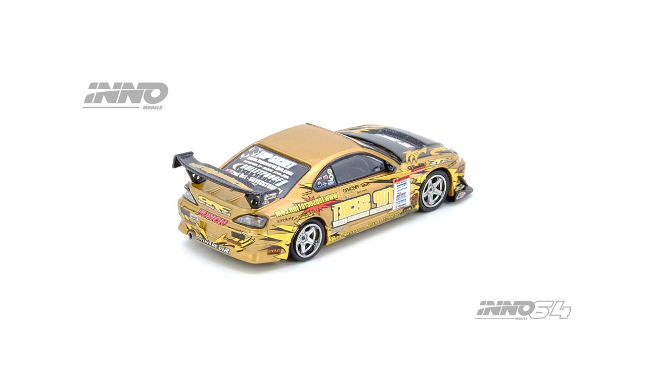 PRE-ORDER INNO64 1:64 TOP SECRET Silvia S15 Gold D1 Grand Prix Series Champion 2004