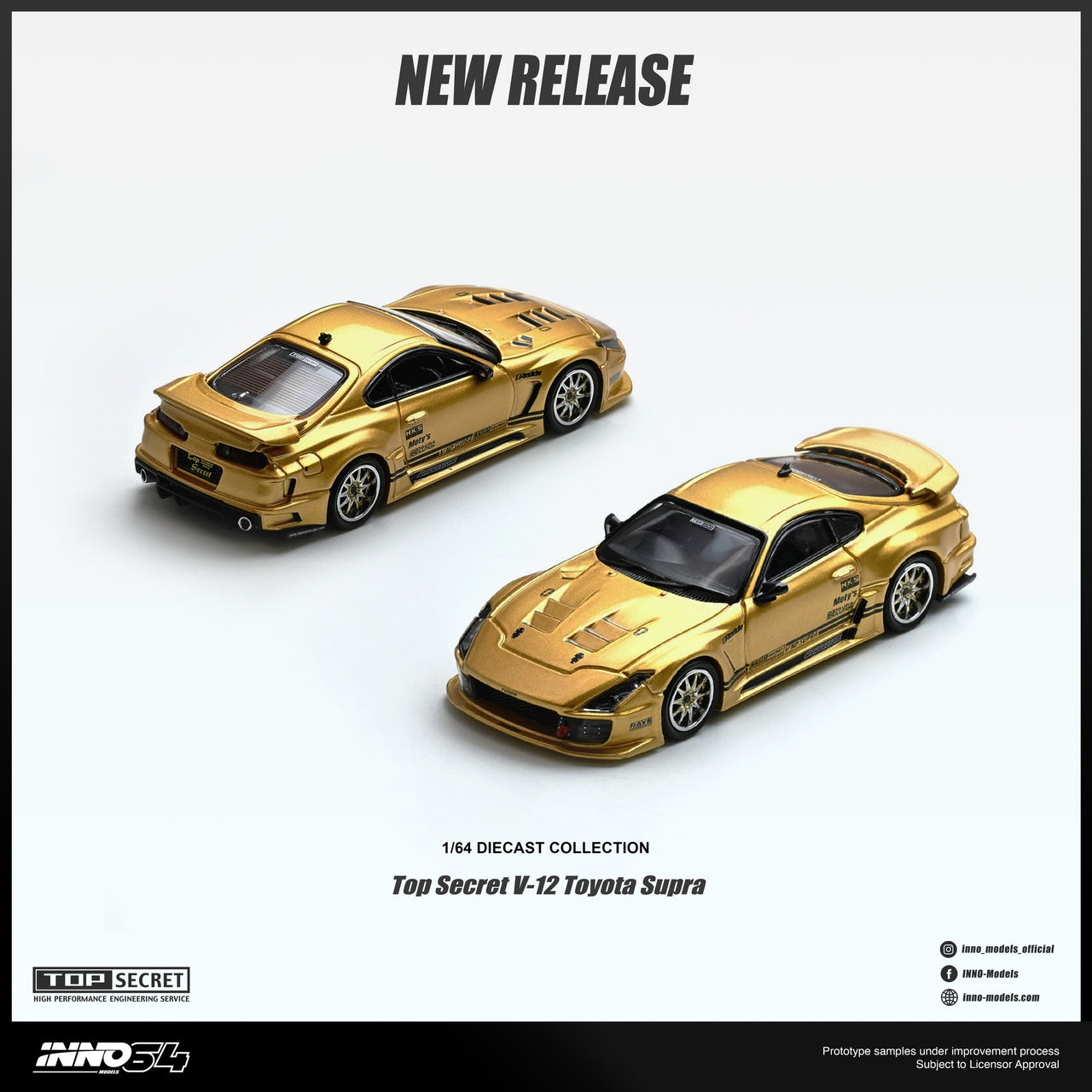 PRE-ORDER INNO64 1:64 TOP SECRET V12 SUPRA