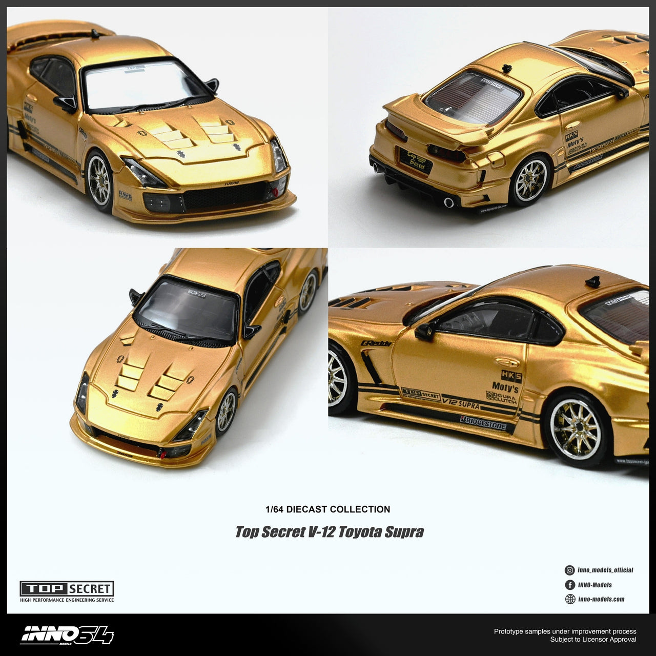 PRE-ORDER INNO64 1:64 TOP SECRET V12 SUPRA