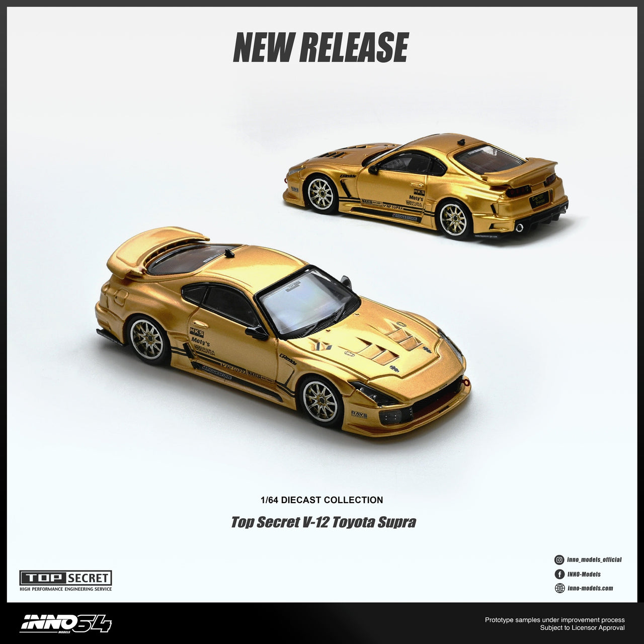 PRE-ORDER INNO64 1:64 TOP SECRET V12 SUPRA