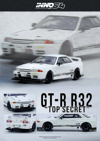 Thumbnail for PRE-ORDER INNO64 1:64 TOP SECRET VR32 GT-R White