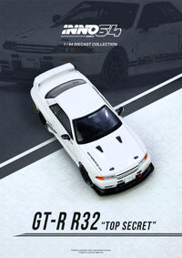 Thumbnail for PRE-ORDER INNO64 1:64 TOP SECRET VR32 GT-R White