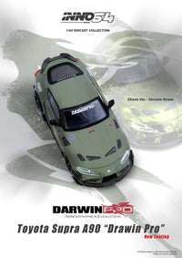 Thumbnail for PRE-ORDER INNO64 1:64 TOYOTA SUPRA A90 DARWIN PRO Matt Green