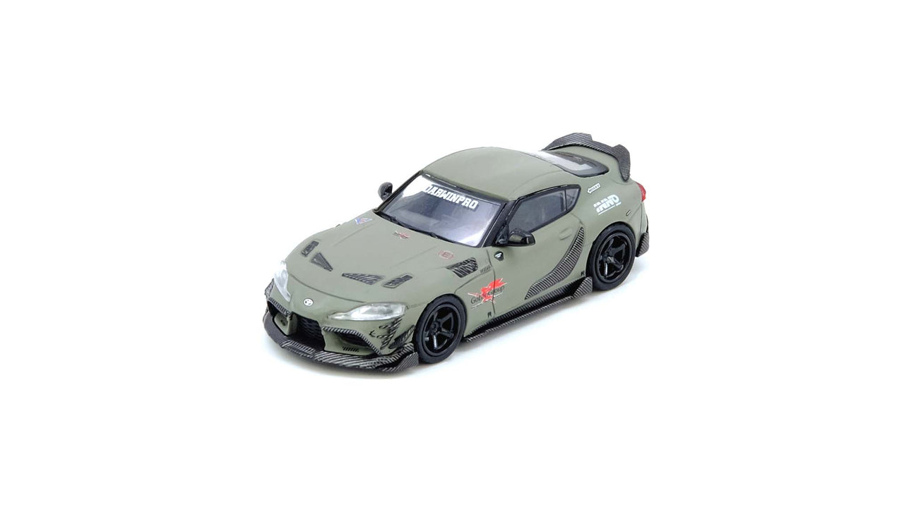 PRE-ORDER INNO64 1:64 TOYOTA SUPRA A90 DARWIN PRO Matt Green