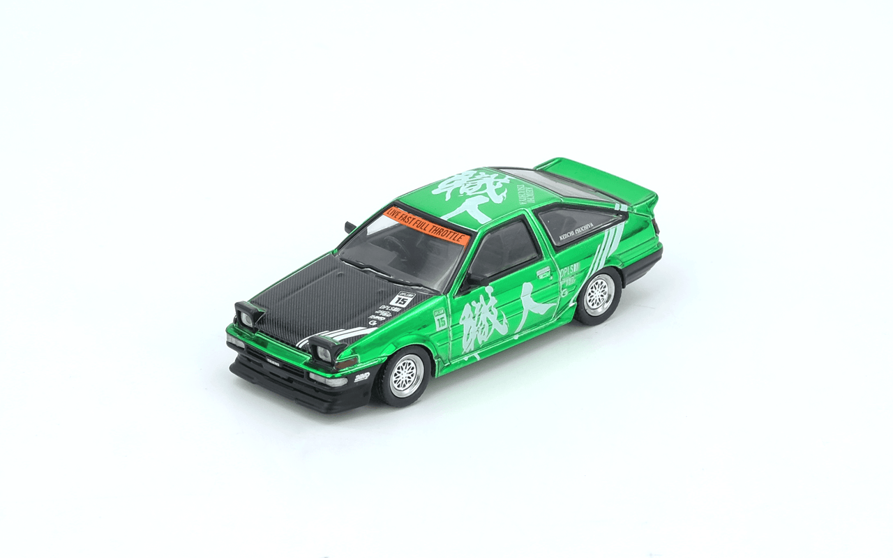 PRE-ORDER INNO64 1:64 Toyota SPRINTER TRUENO AE86 "KEIICHI TSUCHIYA" Event Exclusive
