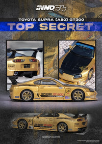 Thumbnail for PRE-ORDER INNO64 1:64 Toyota Supra A80 TOP SECRET GT300