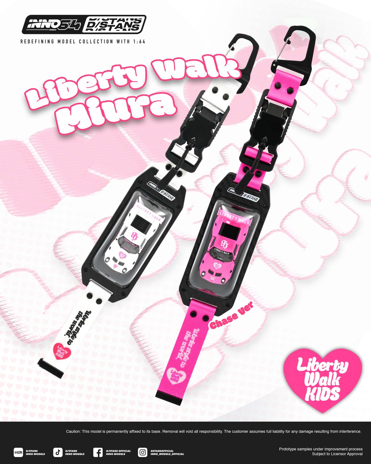 PRE-ORDER INNO64 x DSTANS 1:64 Liberty Walk Miura GT