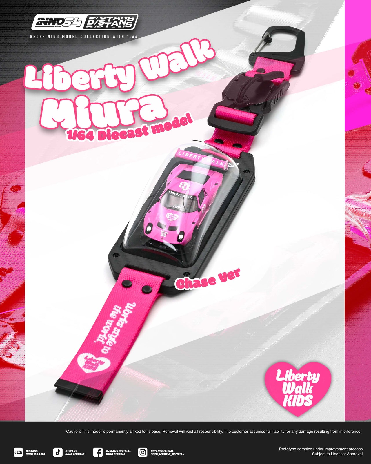PRE-ORDER INNO64 x DSTANS 1:64 Liberty Walk Miura GT