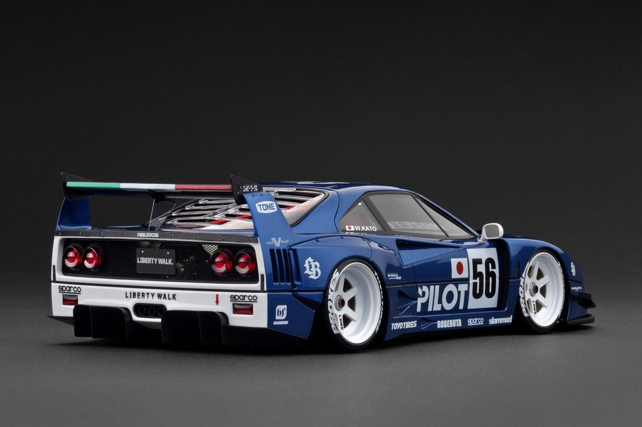 Ignition Model 1:18 LB-WORKS Ferrari F40 Blue Metallic – Little Luca's Toys