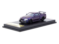 Thumbnail for PRE-ORDER Ignition Model 1:64 Nismo R34 GT-R Z-tune Purple Metallic IG3839
