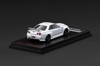 Thumbnail for PRE-ORDER Ignition Model 1:64 Nissan Skyline GT-R BNR34 NISMO – Customized White Metallic – Limited Edition