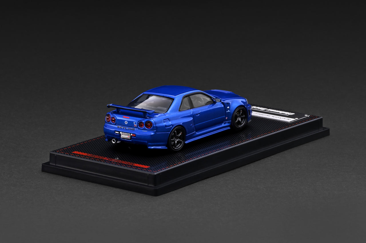 PRE-ORDER Ignition Model 1:64 Nissan Skyline GT-R BNR34 NISMO – Customized Blue Metallic – Limited Edition
