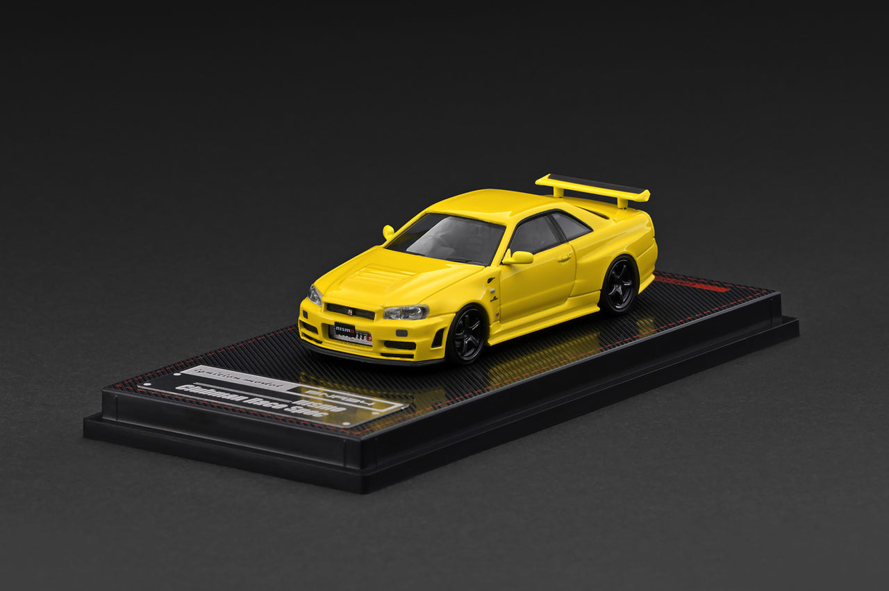 PRE-ORDER Ignition Model 1:64 Nissan Skyline GT-R BNR34 NISMO – Customized Yellow Metallic – Limited Edition