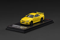 Thumbnail for PRE-ORDER Ignition Model 1:64 Nissan Skyline GT-R BNR34 NISMO – Customized Yellow Metallic – Limited Edition