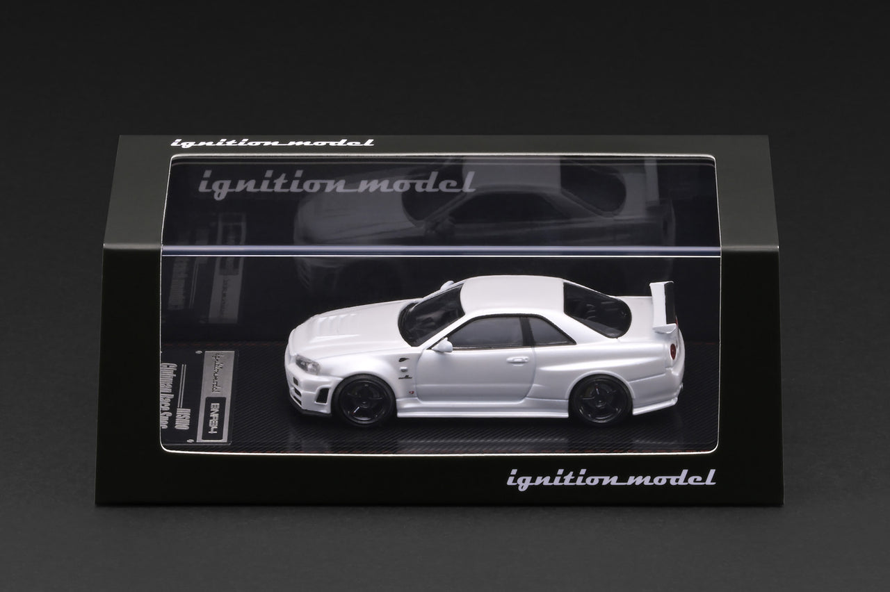 PRE-ORDER Ignition Model 1:64 Nissan Skyline GT-R BNR34 NISMO – Customized White Metallic – Limited Edition