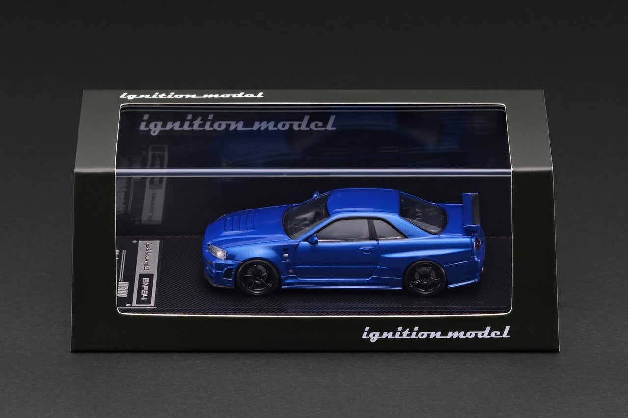 PRE-ORDER Ignition Model 1:64 Nissan Skyline GT-R BNR34 NISMO – Customized Blue Metallic – Limited Edition