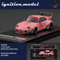 Thumbnail for PRE-ORDER Ignition Model 1:64 RWB 993 Matte Pink IG3992