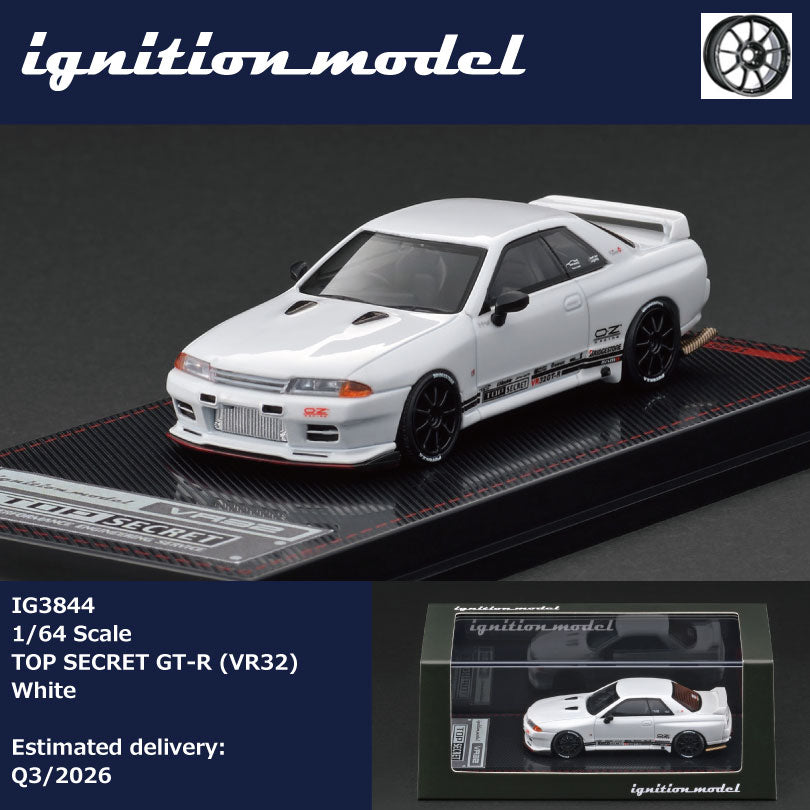 Ignition Model 1:64 Top Secret Nissan GT-R VR32 White – Little