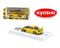 Thumbnail for PRE-ORDER Kyosho 1:64 Initial D Mazda Savanna RX7 FD3S with LED MOTN Base Compatible – Limited Edition