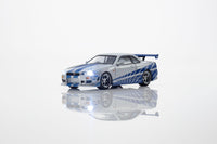 Thumbnail for PRE-ORDER Kyosho 1:64 Nissan Skyline R34 GTR Fast & Furious Brian O'conner MOTN Base Compatible