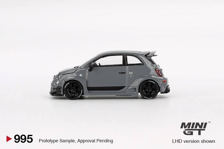 PRE-ORDER MINI GT 1:64 Abarth 595 LB-WORKS x Abas Works Grey MGT00995-L