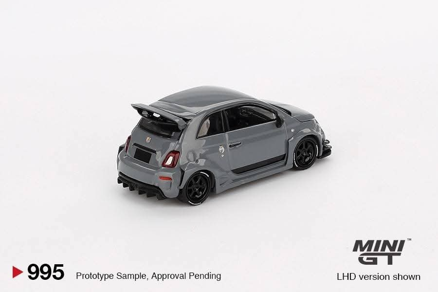 PRE-ORDER MINI GT 1:64 Abarth 595 LB-WORKS x Abas Works Grey MGT00995-L