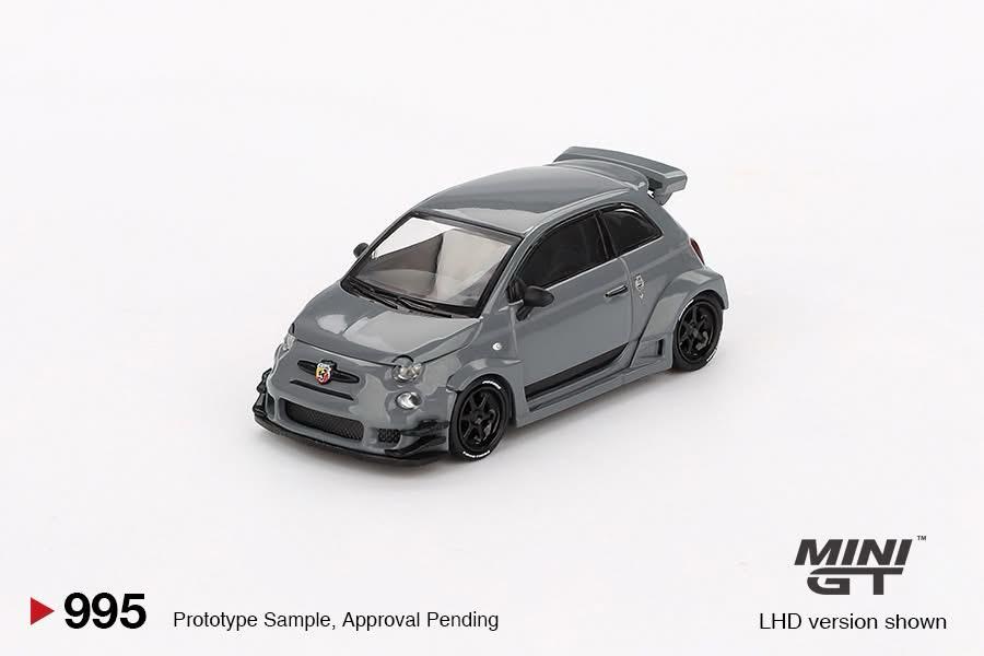 PRE-ORDER MINI GT 1:64 Abarth 595 LB-WORKS x Abas Works Grey MGT00995-L