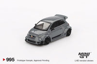 Thumbnail for PRE-ORDER MINI GT 1:64 Abarth 595 LB-WORKS x Abas Works Grey MGT00995-L