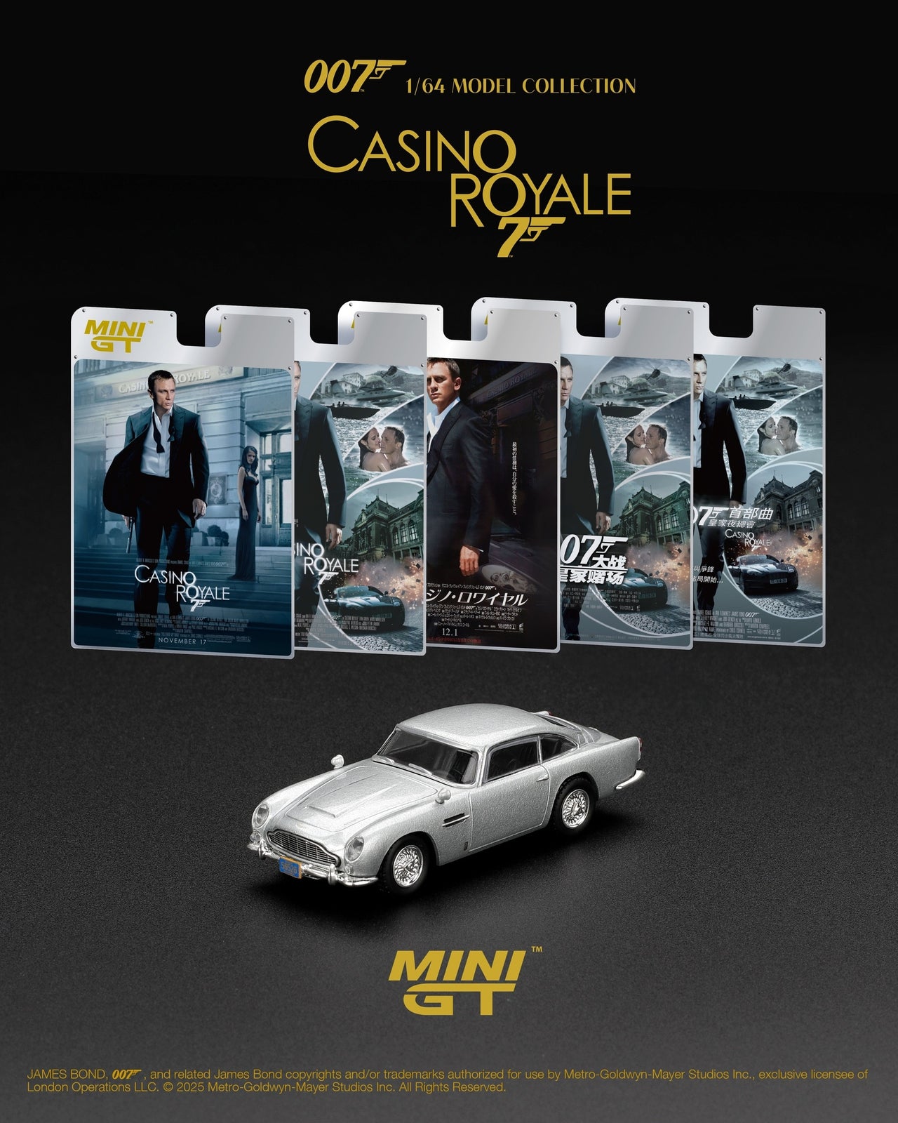 PRE-ORDER MINI GT 1:64 Aston Martin DB5 “Casino Royale” MGT00909-007E