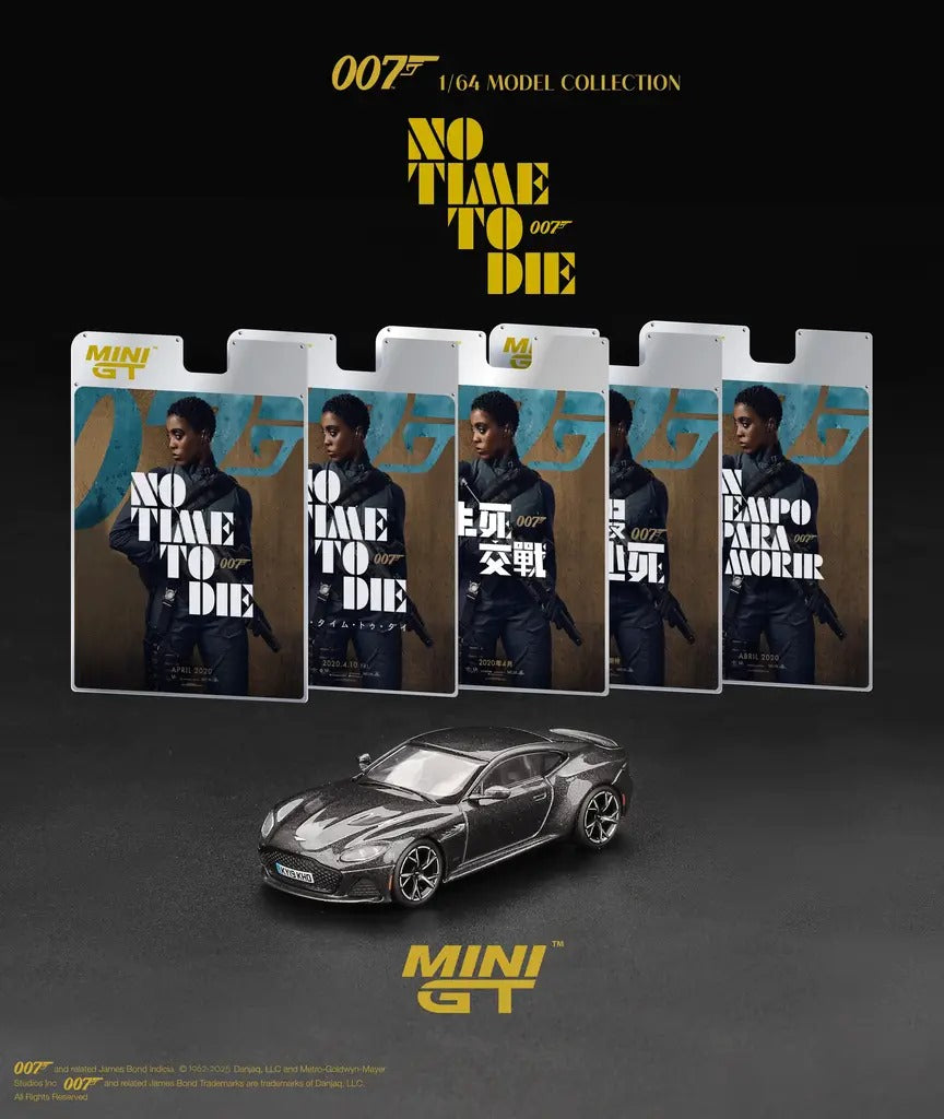 PRE-ORDER MINI GT 1:64 Aston Martin DBS James Bond 007 ” No Time To Die”