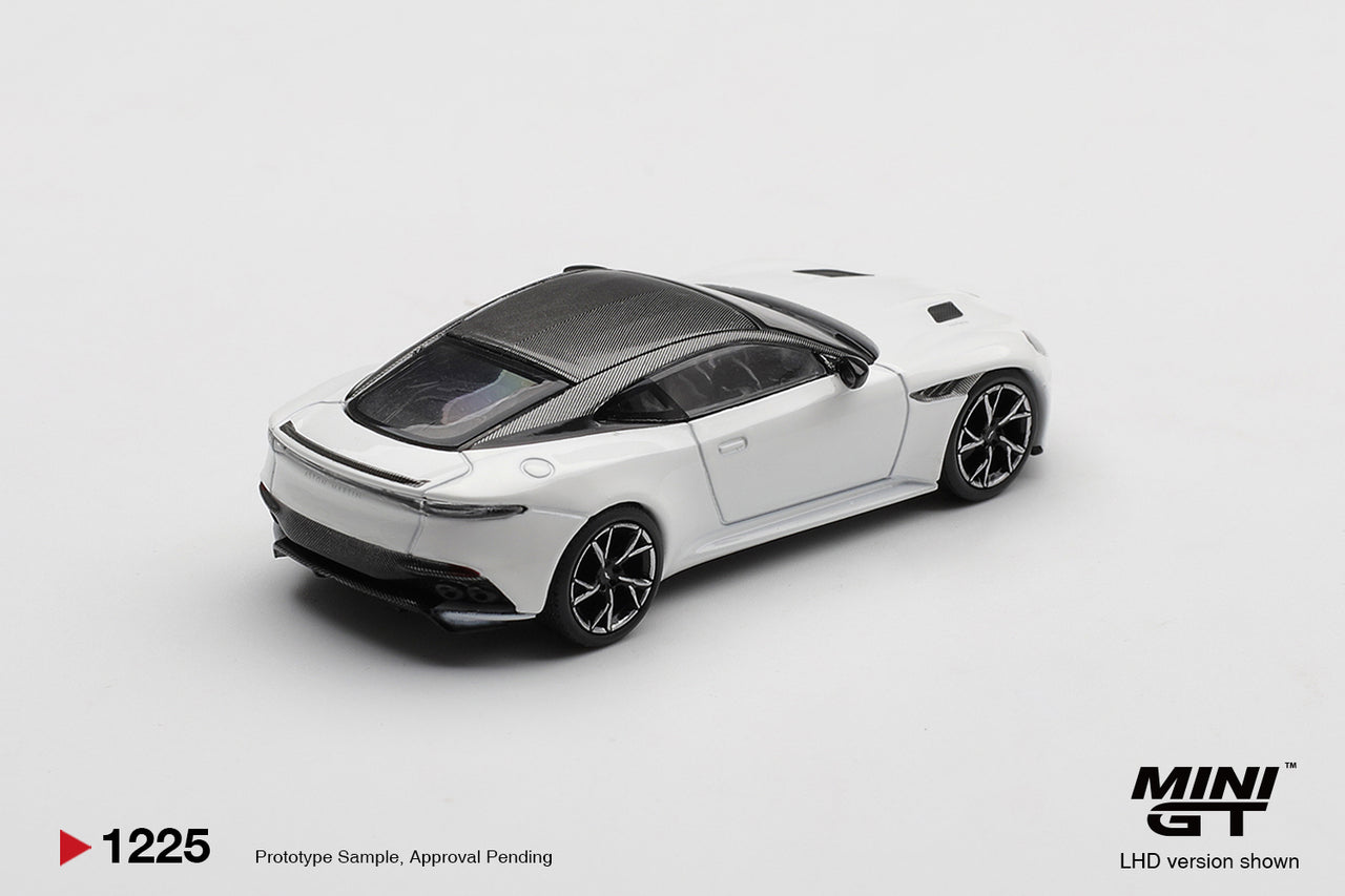 PRE-ORDER MINI GT 1:64 Aston Martin DBS Stratus White MGT01225-R