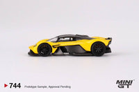 Thumbnail for PRE-ORDER MINI GT 1:64 Aston Martin Valkyrie Sunburst Yellow MGT00744-L