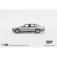 Thumbnail for PRE-ORDER MINI GT 1:64 BMW 750iL Aspen Silver Metallic MGT00792-R