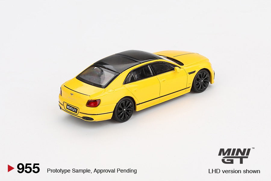 PRE-ORDER MINI GT 1:64 Bentley Flying Spur Monaco Yellow MGT00955-R