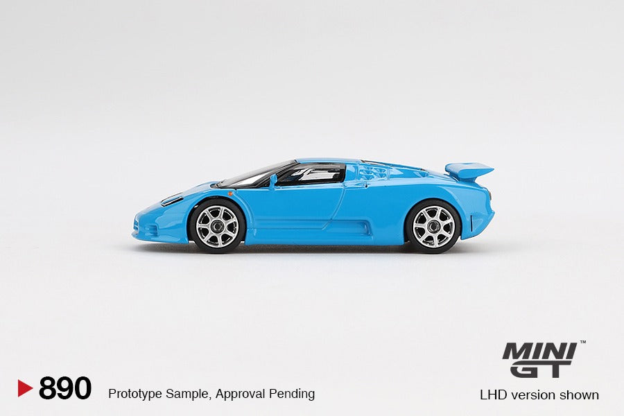 PRE-ORDER MINI GT 1:64 Bugatti EB110 Super Sport Blu MGT00890-L