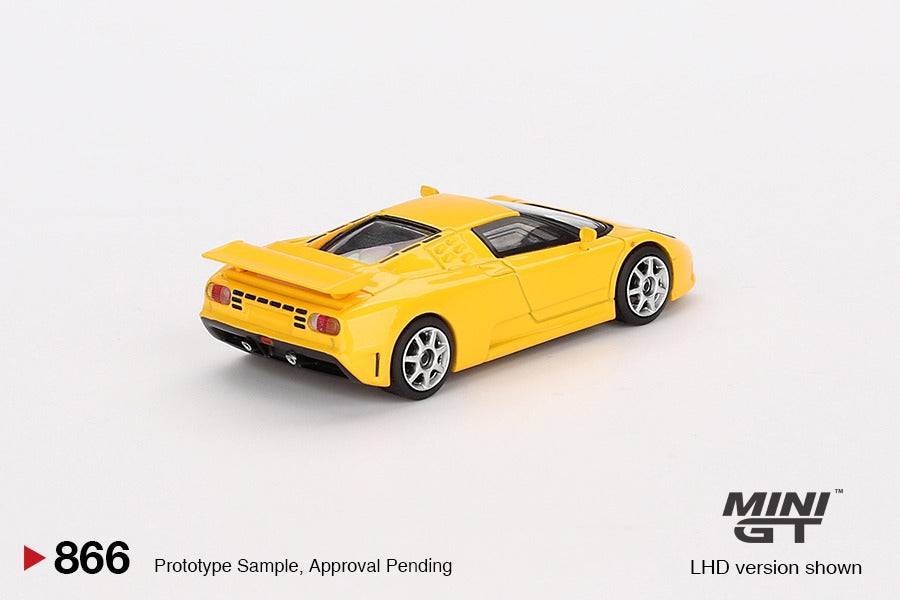 PRE-ORDER MINI GT 1:64 Bugatti EB110 Super Sport Giallo Bugatti MGT00866-L