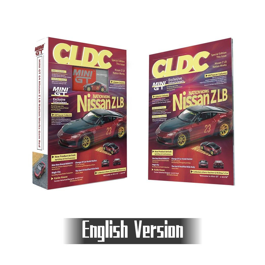 PRE-ORDER MINI GT 1:64 CLDC Magazine LB Works Nissan Z English Version