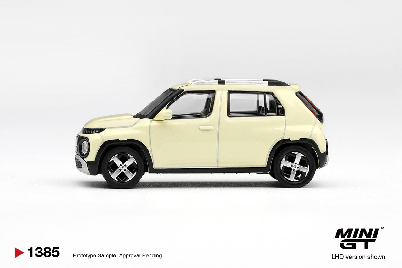PRE-ORDER MINI GT 1:64 Hyundai Casper Butter Cream Yellow Pearl MGT01385-L